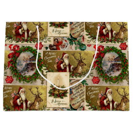 Bolsa De Regalo Grande A Happy Christmas Tide