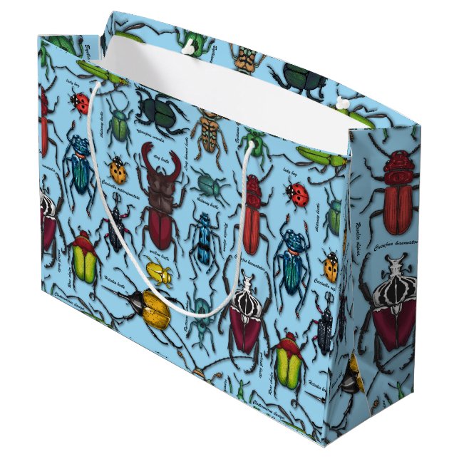 Bolsa De Regalo Grande Abejas azules (Angulo reverso)