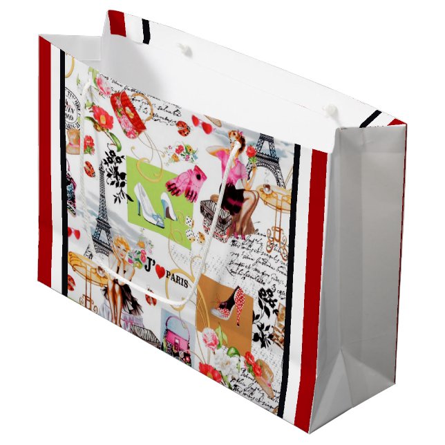 Bolsa De Regalo Grande Abril en París 2 (Angulo Anverso)