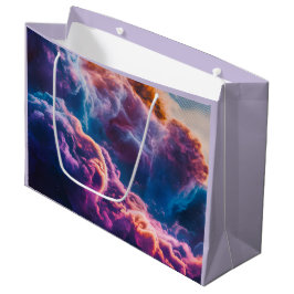 Bolsa De Regalo Grande Abstract Space Nebula Art - Colorful Cosmic