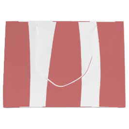Bolsa De Regalo Grande Abstracto Rojo y Blanco Tierra