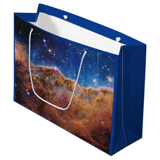 Bolsa De Regalo Grande Acantilados cósmicos Telescopio web Carina Nebula  (Angulo Anverso)