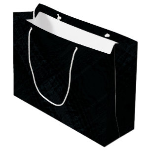 Bolsa De Regalo Grande Aceptación Textura del Shibori oscuro
