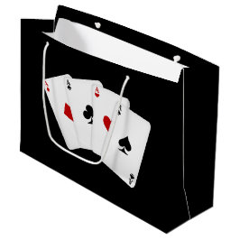 Bolsa De Regalo Grande Aces gran fiesta de juegos de bolsos de regalo