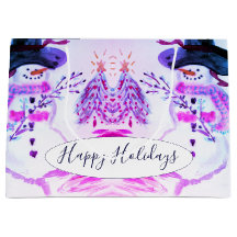Acuarela Snowman tema