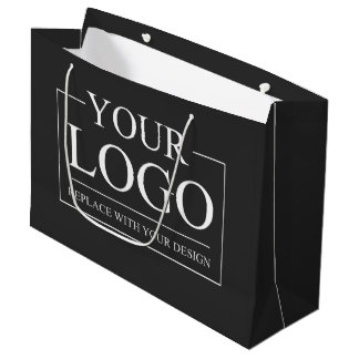 Bolsa De Regalo Grande ADD LOGO Empresa Profesional de Negocios Personali