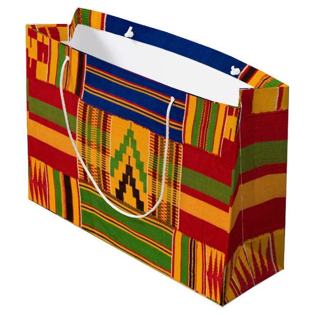 Bolsa De Regalo Grande Adinkra africana (Angulo reverso)