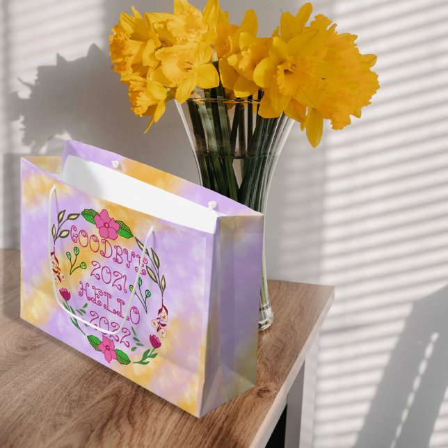 BOLSA DE REGALO GRANDE ADIÓS 20XX HOLA 20XX (Subido por el creador)