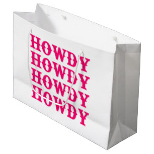 Bolsa De Regalo Grande Adiós Vaquera Disco Último Rodeo