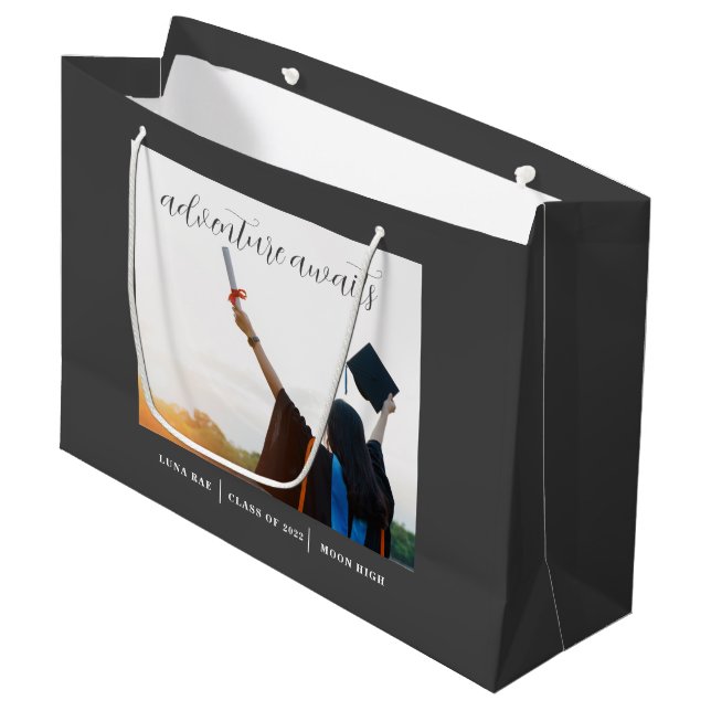 Bolsa De Regalo Grande Adventure Awath Graduation Gift Bag (Angulo Anverso)