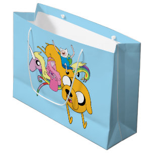 Bolsa De Regalo Grande Adventure Time   Lady, Bubblegum, Finn, & Jake