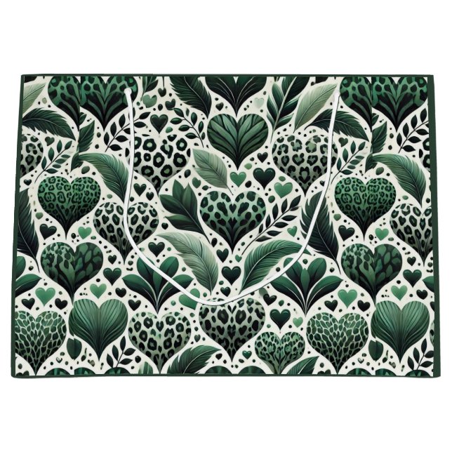 Bolsa De Regalo Grande Afortunado En El Amor (Anverso)