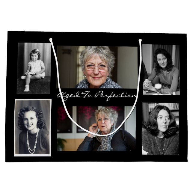 Bolsa De Regalo Grande Ageto A Fotos De Perfección (Reverso)