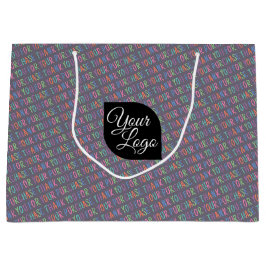 Bolsa De Regalo Grande Agradecimiento De Su Logotipo Por Su Marca De Comp