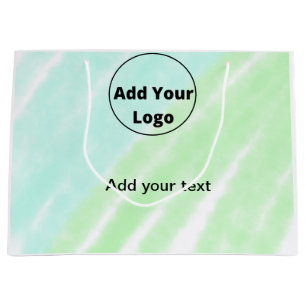Bolsa De Regalo Grande agrega tu texto simple minimal personalizado agreg