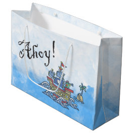 Bolsa De Regalo Grande Ahoy barco pirata