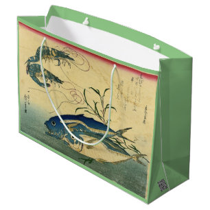Bolsa De Regalo Grande Aji y Ebi - El colorido pescado japonés de Hiroshi