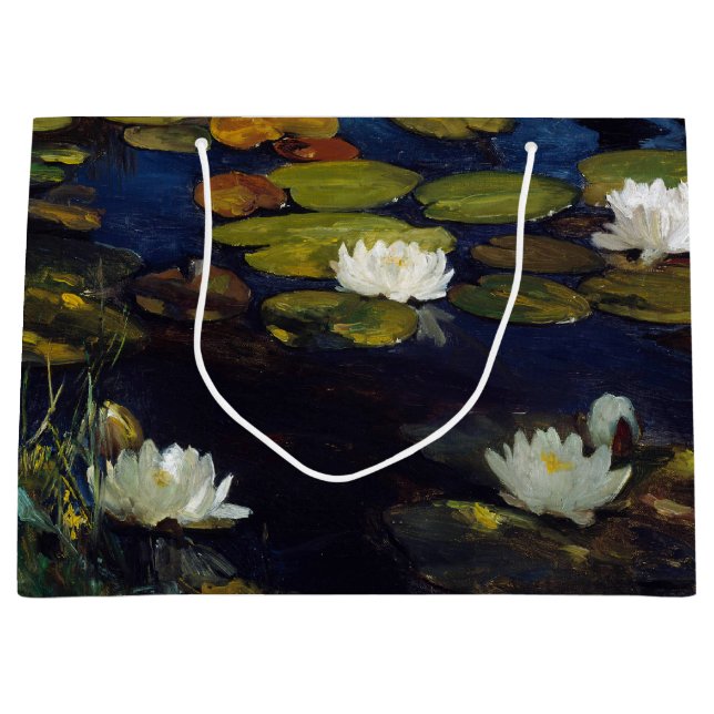Bolsa De Regalo Grande Albert Edelfelt - Water Lilies, Estudio (Anverso)