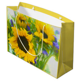 Bolsa De Regalo Grande Alegres girasoles