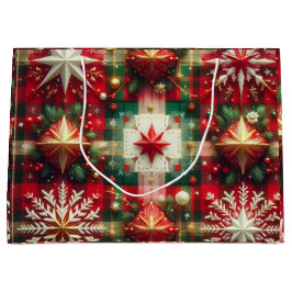 Bolsa De Regalo Grande Alegría Navideña