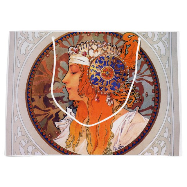 Bolsa De Regalo Grande Alfons Mucha (Anverso)