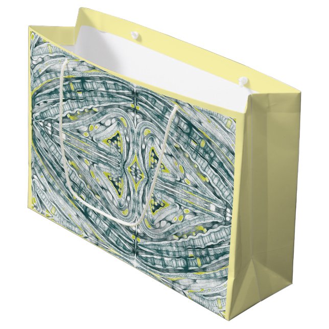 Bolsa De Regalo Grande Algae Under Glass (Angulo Anverso)