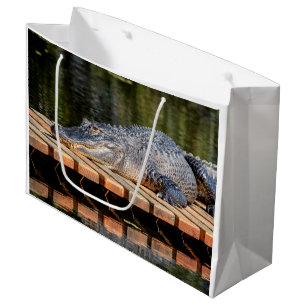 Bolsa De Regalo Grande Alligador en el parque estatal Homosassa Springs