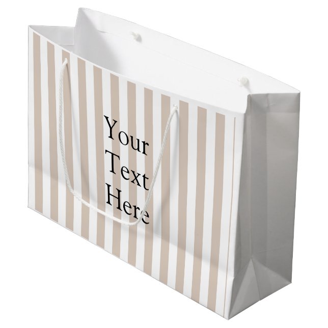 Bolsa De Regalo Grande Almendro y rayas blancas (Angulo Anverso)
