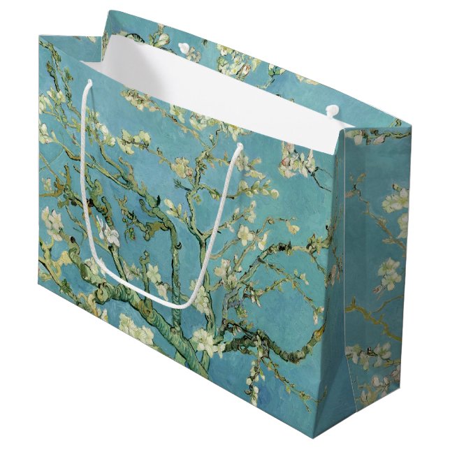 Bolsa De Regalo Grande Almond Blossom por Van Gogh Bella Artes (Angulo Anverso)