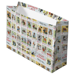 Bolsa De Regalo Grande Alphabet Cat, Louis Wain