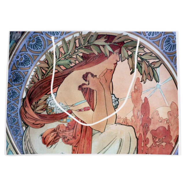 Bolsa De Regalo Grande Alphonse Mucha (Anverso)