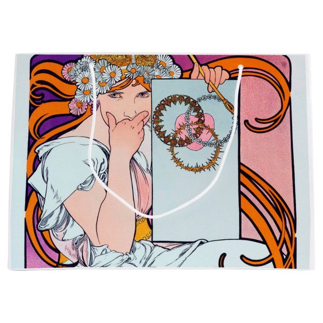 Bolsa De Regalo Grande Alphonse Mucha (Anverso)