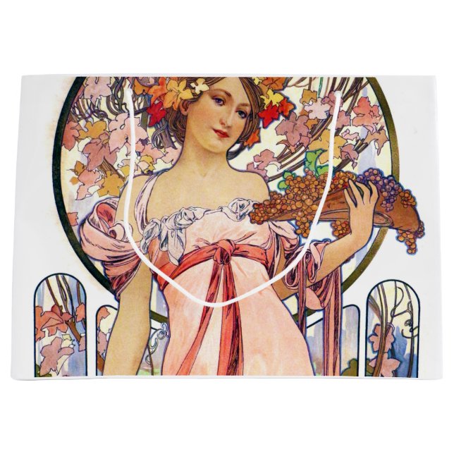 Bolsa De Regalo Grande Alphonse Mucha (Anverso)