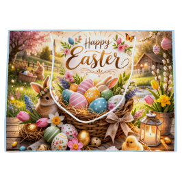 Bolsa De Regalo Grande Amanecer Radiante Feliz Pascua