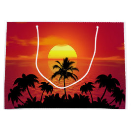 Bolsa De Regalo Grande Amanecer tropical