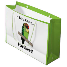 Bolsa De Regalo Grande Amantes de las aves de loritos