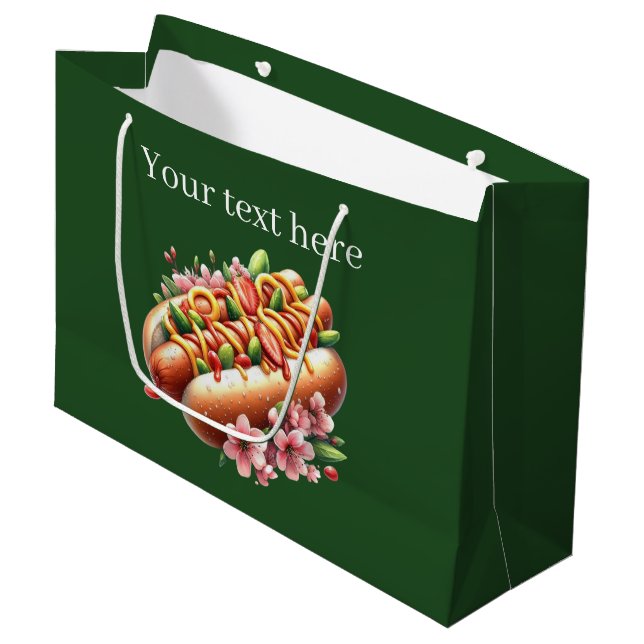 Bolsa De Regalo Grande Amantes del personalizable (Angulo Anverso)