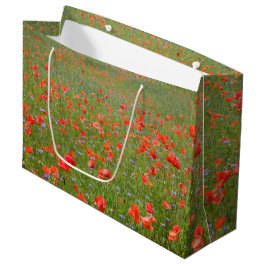 Bolsa De Regalo Grande Amapolas y Cornflowers