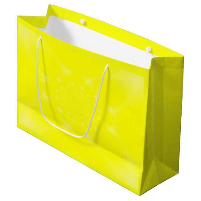 Bolsa De Regalo Grande Amarillo Brillante (Angulo Anverso)