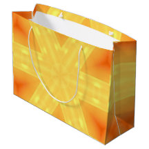 Amarillo brillante y líneas de Kaleidoscope