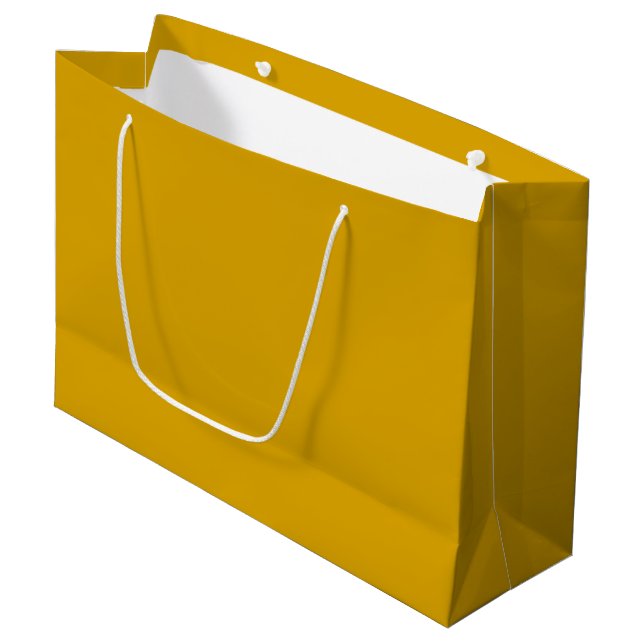 Bolsa De Regalo Grande Amarillo Mostaza (Angulo Anverso)