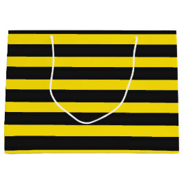 Bolsa De Regalo Grande Amarillo y negro Abeja-Como modelo de las rayas