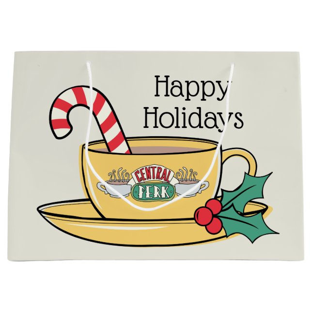 Bolsa De Regalo Grande AMIGOS™ | Central Perk Holiday Mug (Anverso)