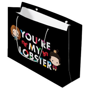 Bolsa De Regalo Grande AMIGOS™ Ross y Rachel Lobster Chibi