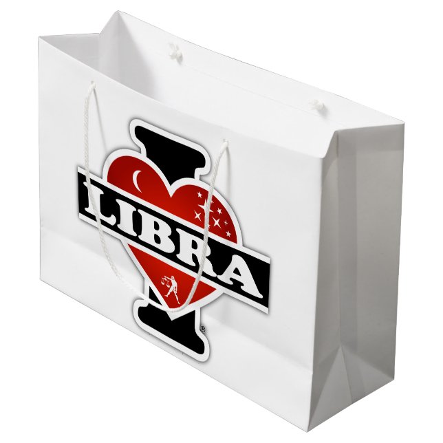 Bolsa De Regalo Grande Amo al libra (Angulo Anverso)