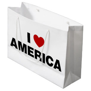 Bolsa De Regalo Grande Amo América