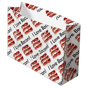 Bolsa De Regalo Grande Amo el tocino