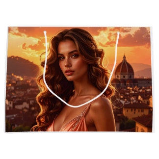 BOLSA DE REGALO GRANDE AMO FIRENZE - AMO FLORENCIA - ITALIA