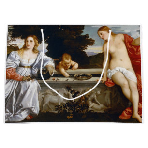Bolsa De Regalo Grande Amor sagrado y profano, Tiziano Vecelli, 1515