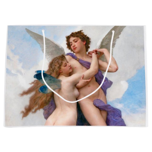 Bolsa De Regalo Grande Amor y Psique, Bouguereau (Anverso)
